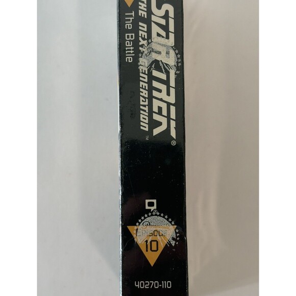 Star Trek: The Next Generation Episode 10 "The Battle" VHS New/Sealed-Watermars! - Picture 4 of 6
